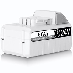 Pack 6.0Ah Li-Ion Battery For Snow Joe + Sun Joe iON+ 24V 24VBAT-LTX 24VBAT-LTW