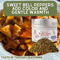 Taste of Tuscany Seasoning | Salt Free | Gourmet Spice Blend | Non GMO, All N…
