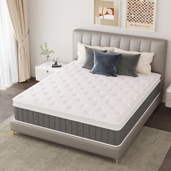 10″ 12″ 14″ Hybrid Spring Gel Memory Queen Mattress Twin Full King Size In A Box