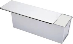 Versatile 10×3.93×4.4in Pullman Loaf Pan with Lid – Durable Non-Stick Bakeware