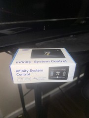 Carrier Infinity System Control Wi‑Fi Programmable Thermostat Alexa (Black)
