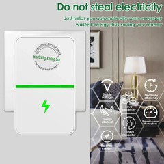 2pcs Pro Power Saver Energy Saver Household Power Saver Electricity Saving US