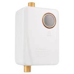 3000W 4.57*2.76*7.68in White ABS& 304 Stainless Electric Instant Water Heater