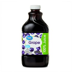 (2 pack) Great Value 100% Concord Grape Juice, 64 fl oz Free Shipping