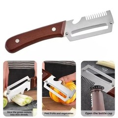 NEW 2 in 1 Multi-Functional Vegetable Peeler for Kitchen Stainless Steel Peeler