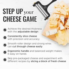Zulay Kitchen Wire Cheese Slicer