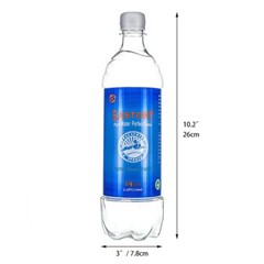 3Compartment Hidden Water Bottle Diversion Safe Can Secret Stash Bottle Security