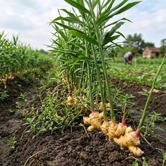 Young Ginger Seeds 100 PCS | Edible Ginger Seeds for Outdoor Garden Growing