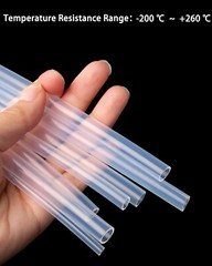 Clear PTFE Tubing, 1mm-10mm ID, 2mm-13mm OD, Flexible Hose – Durable & Versatile