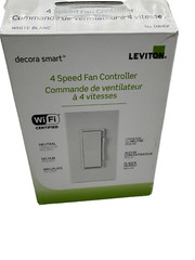 Leviton Decora Smart 4-Speed Fan Controller with Wi-Fi Technology No. DWASF