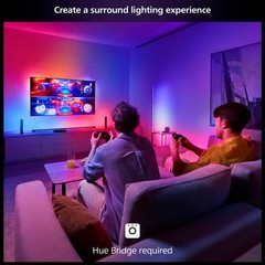 Philips – Hue Play HDMI Sync Box 8K Smart Home LED TV Gradient Lighting 579755