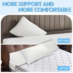 Full Size Bed Wedge Pillow for Headboard/Bed Wedge Gap Filler/Mattress Gap Plug