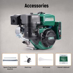 Electric Start Gas Engine Motor 212cc 4-Stroke 7HP Horizontal Lawn Mowers
