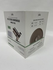 Jolie Filtered Showerhead Annual Pack w/4 Total Filter Refills Brushed Steel New