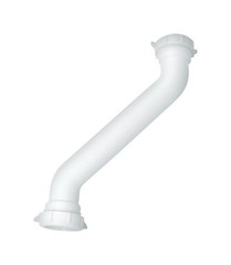 Plumb Pak PP43W Plastic 45 Deg. Bend Double Offset 1-1/4 x 1-1/4 Dia. in. Slip