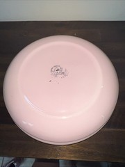 TAYLOR SMITH & TAYLOR DWARF PINE Pink 4 Pc Service Set Plates China Dishes VTG