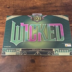 WICKED (8.94in W x 4.4in H) Neon Wall Art – Item #K430468