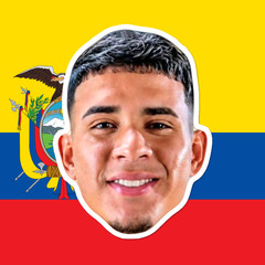 Ecuador Coast National Team Big Head Cutout – Joel Ordóñez, John Yeboah