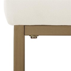 Crosley Furniture Harlowe 24.25″ Velvet/Metal Counter Stool in Gold (Set of 2)
