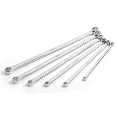 Extra Long Box End Wrench Set, Metric Durable Aviation Spanner 6PCS CRV 8 – 19mm