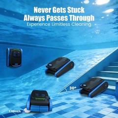 AIRROBO PC20 Robotic Pool Vacuum w/ APP Control for Floor, Walls and Waterline