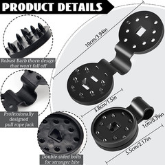100 Pack Shade Cloth Clips, Sun Shade Net Clip, Fabric Clips, round Plastic Heav