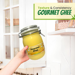 Premium Gourmet Clarified Butter-Organic GrassFed Versatile Healthy Cooking Ghee