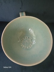 Anthropologie Old Havana Mint Oversized 10 Oz Cup – Teal