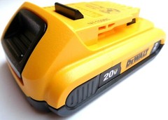 (1) Dewalt 20V DCB203 2.0 AH MAX Battery 20 Volt For Drill, Saw