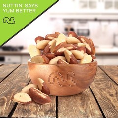 Roasted Brazil Nuts – Unsalted, No Shell, Whole (16 Ounce, 1LB)