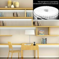 110V LED Strip Light SMD 5050 Flexible Tape Home Outdoor Lighting Rope + US Plug