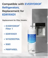 Waterdrop EDR1RXD1 Replacement Filters W10295370A EDR1RXD1B P8RFWB2L P4RFWB-6pk