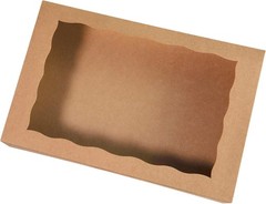 Luxury 12x8x2.5 inch Window Bakery Boxes – 8 Pack for Perfect Treat Presentation