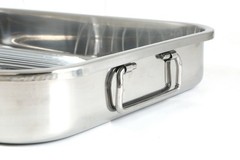 Stainless Steel Roasting Pan, 16 X 12 Inches