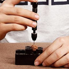 26 Pcs Mini Micro Drill Hand Bits Set Small Manual Keyless Chuck Pin Vise Rotary