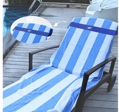 Bon Voyage 4 Pack Towel Bands, Towel Bands, 1.5 in. x 15.5 in. design Assorted