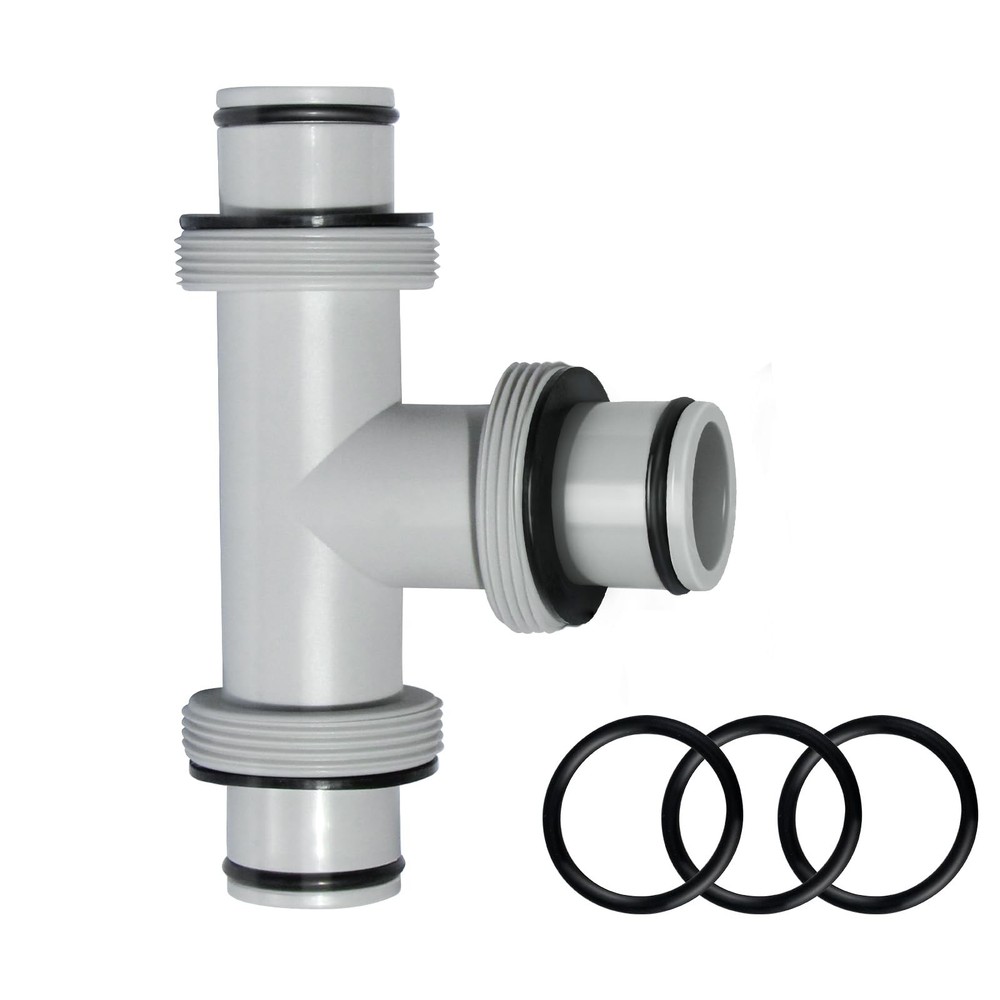 Pool Hose Connector 1.5″ to 1.5″ T-Joint Pool Hose Adapter for Filter Pumps &