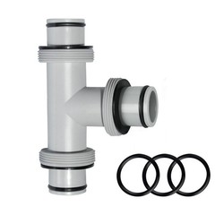 Pool Hose Connector 1.5″ to 1.5″ T-Joint Pool Hose Adapter for Filter Pumps &