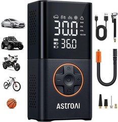 AstroAI L7 Portable Tire Inflator 150PSI Cordless Air Compressor Car Bike Pump