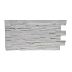 Stack Stone 48 In. X 24.25 In. Polyurethane Interlocking Siding Panel Finished i