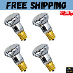 4 Pack Lava Lamp Bulb 120V R39 E17 30W Reflector Type Bulb,Glitter Lamps Bedroom