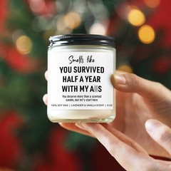 6 Month Anniversary Candle for Boyfriend Girlfriend – 6 Months Wedding Annive…