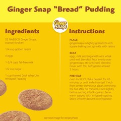 Ginger Snaps Cookies, Ginger Cookies, 16 oz