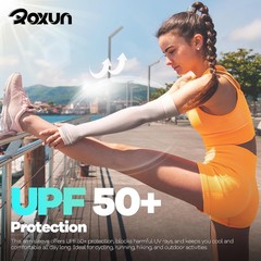 Arm Sleeves with Thumb Hole, Cooling UV Sun Protection Compression Tattoo Cover