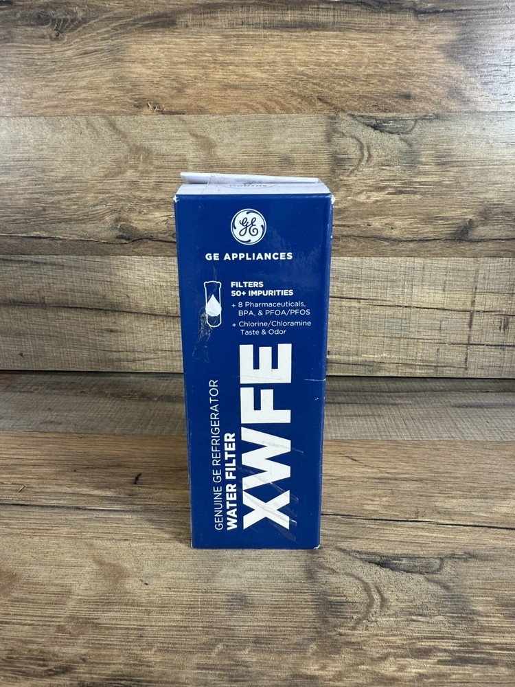 GE XWFE Refrigerator Water Filter Genuine Replacement, New Sealed No Chip