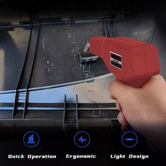 Plastic Welder Kit Soldering Hot Stapler Bumper Repairs Welding Gun 800 Staples
