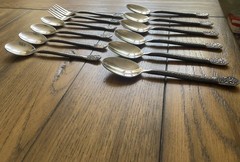 Gourmet Settings AVALON BARCELONA Mixed Set Spoon Salad Fork Set Of 12