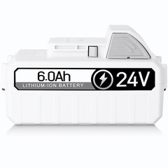 Pack 6.0Ah Li-Ion Battery For Snow Joe + Sun Joe iON+ 24V 24VBAT-LTX 24VBAT-LTW