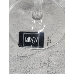 Mikasa Jamestown Platinum Goblets Lead Crystal Set of 4 Hand Wash Only