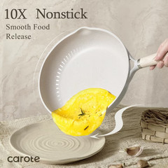 Carote 21pcs Pots and Pans Set Non Stick, Cookware Set Induction Ready, Kitchen